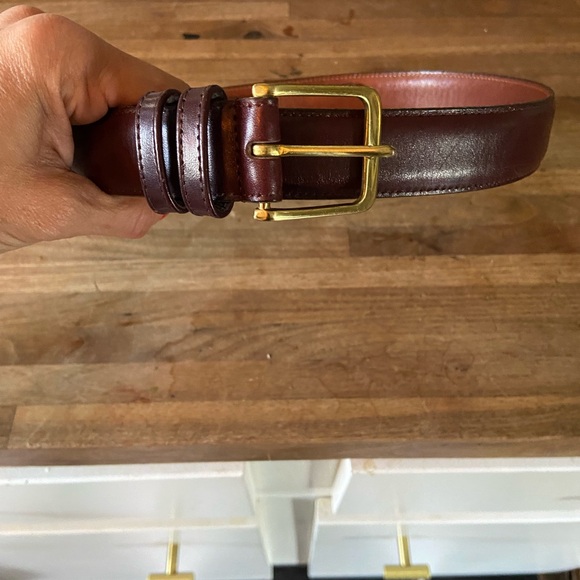 Coach Other - Coach Brown Leather Belt with Gold Buckle.  Unisex .. In great condition.